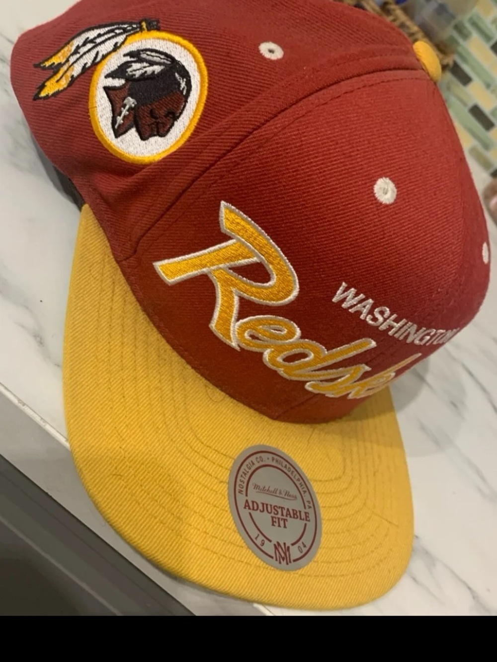 Washington Redskins
Mitchell & Ness
Adjustable fit hat
Vintage